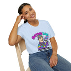 T-Shirt — "Spitting Bars" Llama Rap Graphic Tee (No Drama, Just Beats)