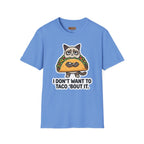 Grumpy Cat Taco T-Shirt — "I Don't Want to Taco 'Bout It" Graphic Tee