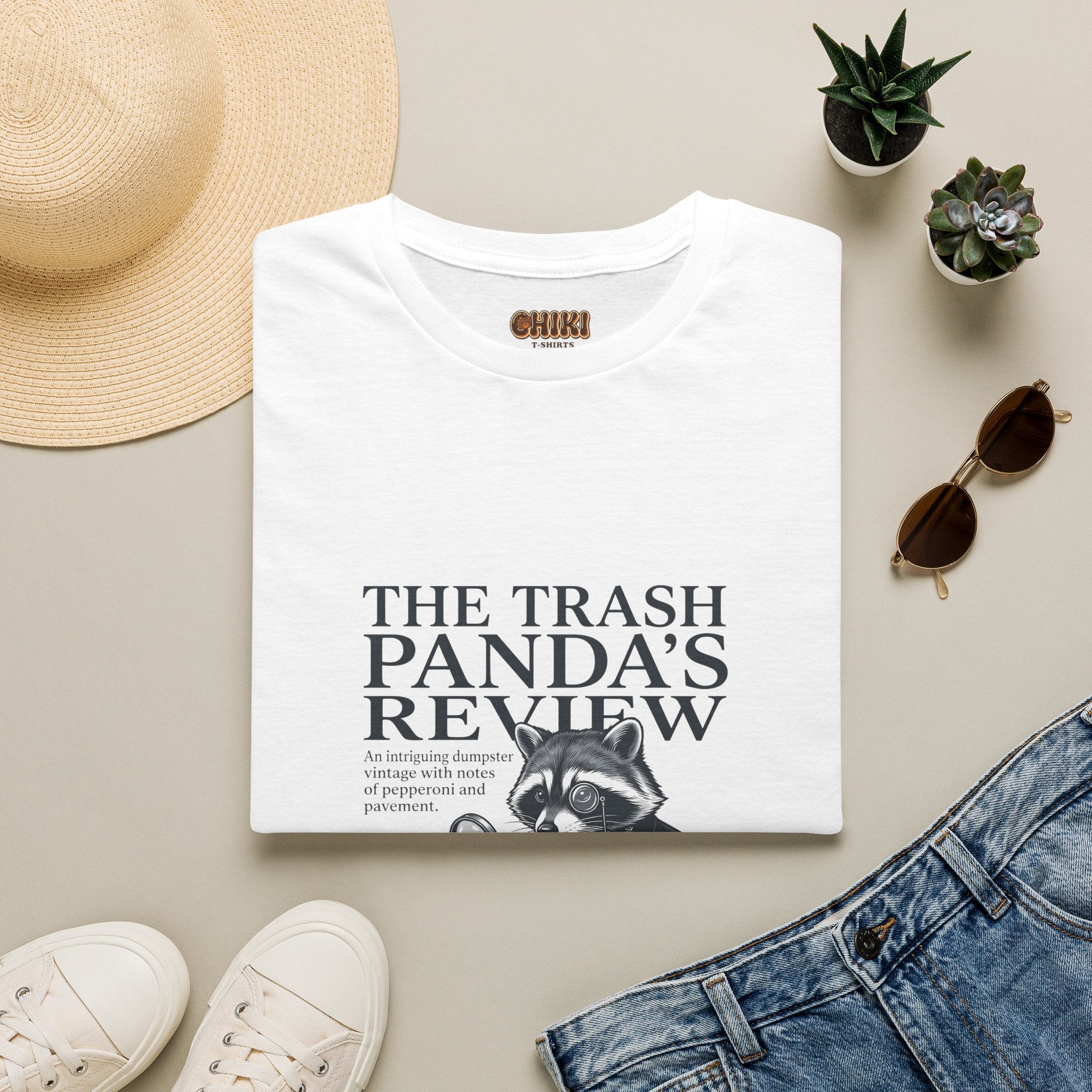 Trash Panda's Review T-Shirt — Funny Raccoon Reviewer Tee