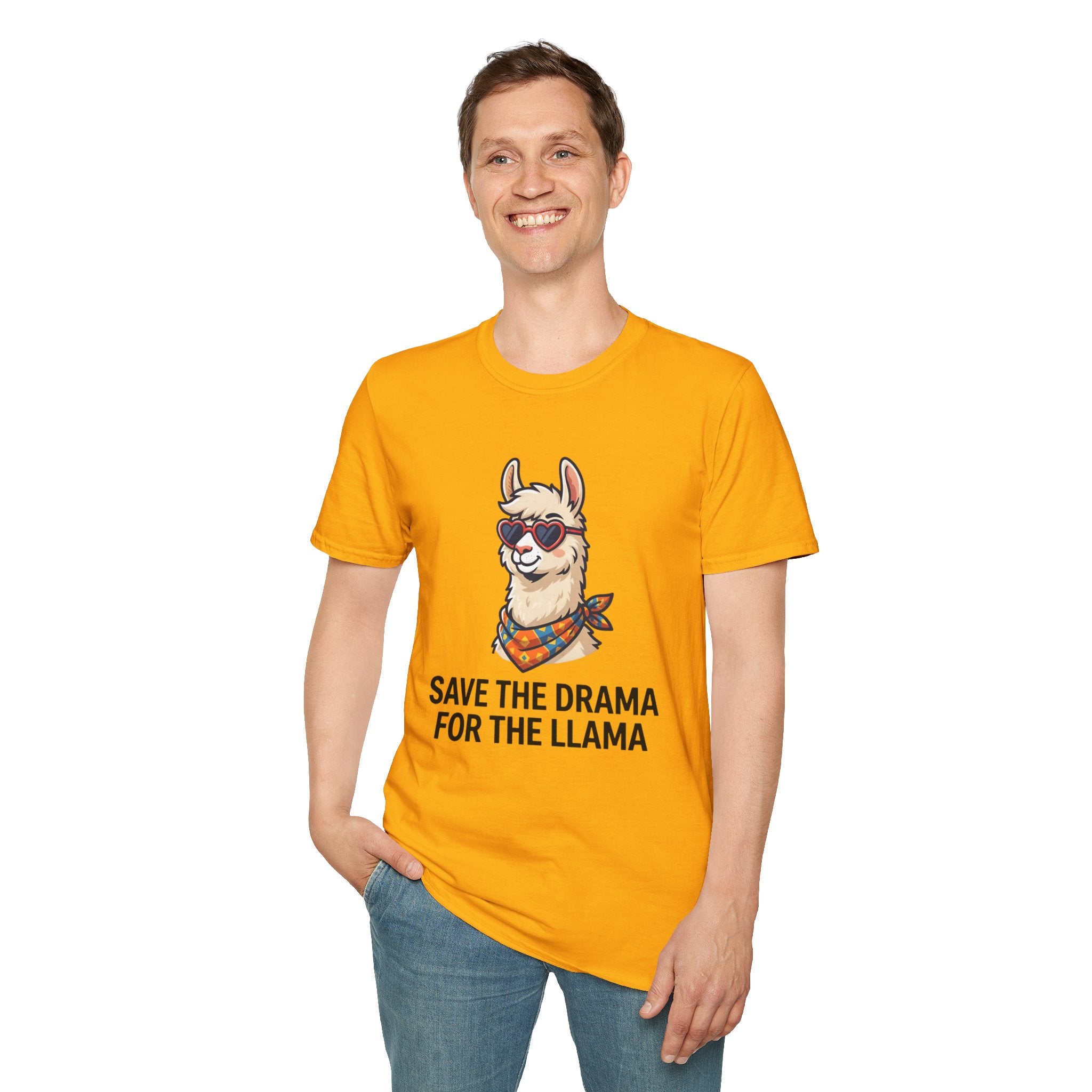 Save the Drama for the Llama T-Shirt — Cute Llama Graphic Tee