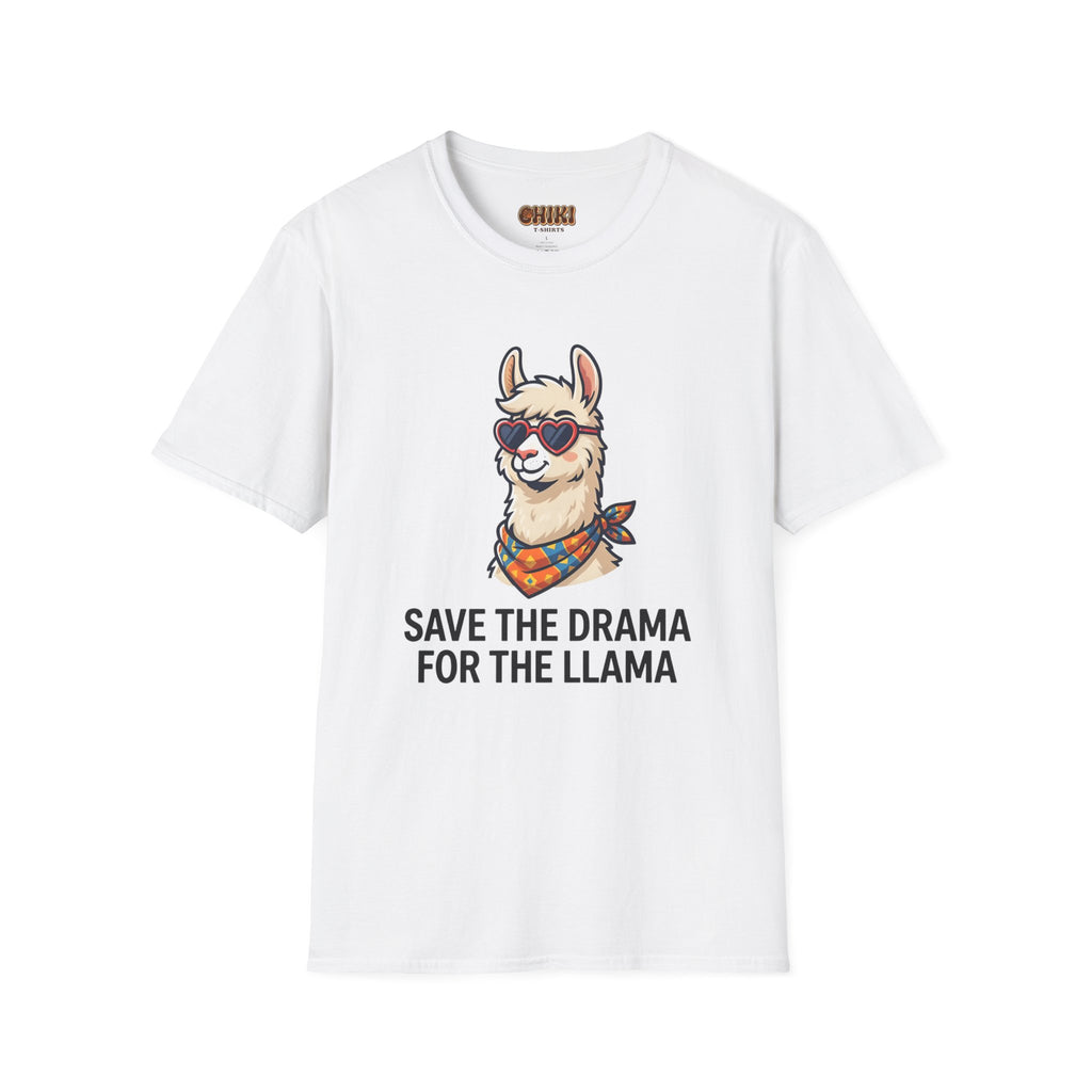 Save the Drama for the Llama T-Shirt — Cute Llama Graphic Tee