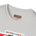 Slowly Shutting Down Sloth T-Shirt — Battery Low Cute Graphic Tee