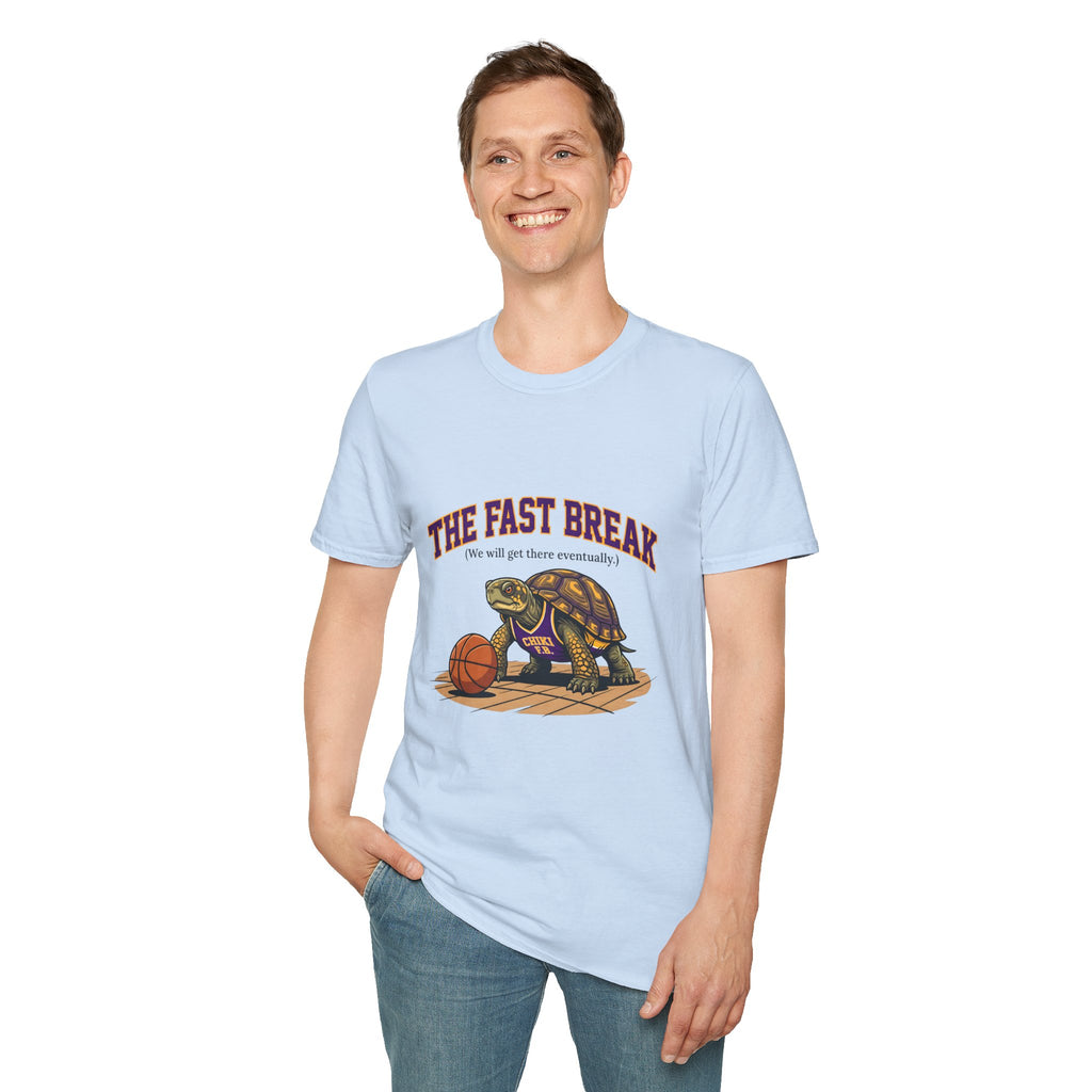 T-Shirt — The Fast Break Turtle Basketball Graphic Tee