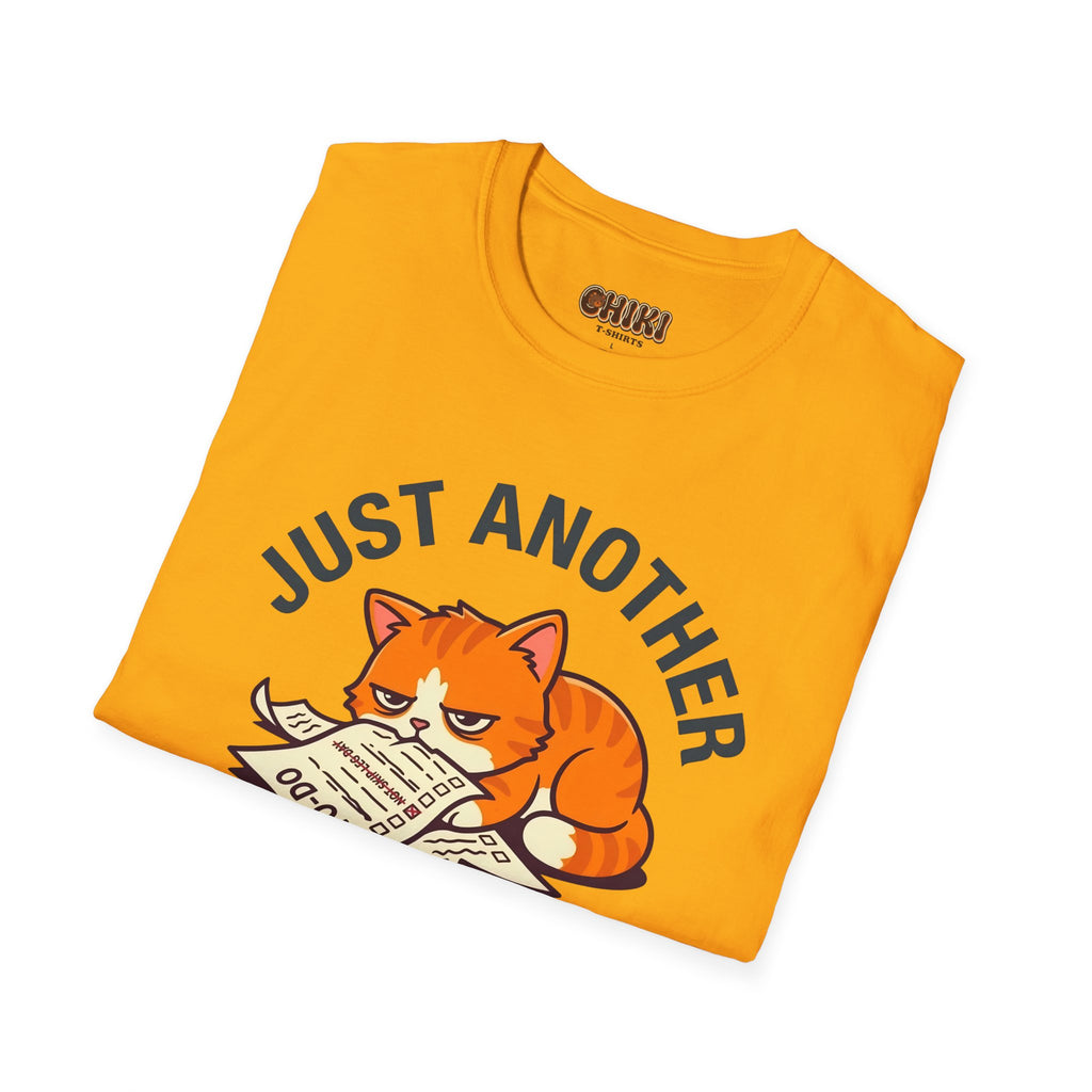 T-Shirt — "Just Another Purr-fect Day" Cat Graphic Tee