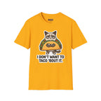Grumpy Cat Taco T-Shirt — "I Don't Want to Taco 'Bout It" Graphic Tee