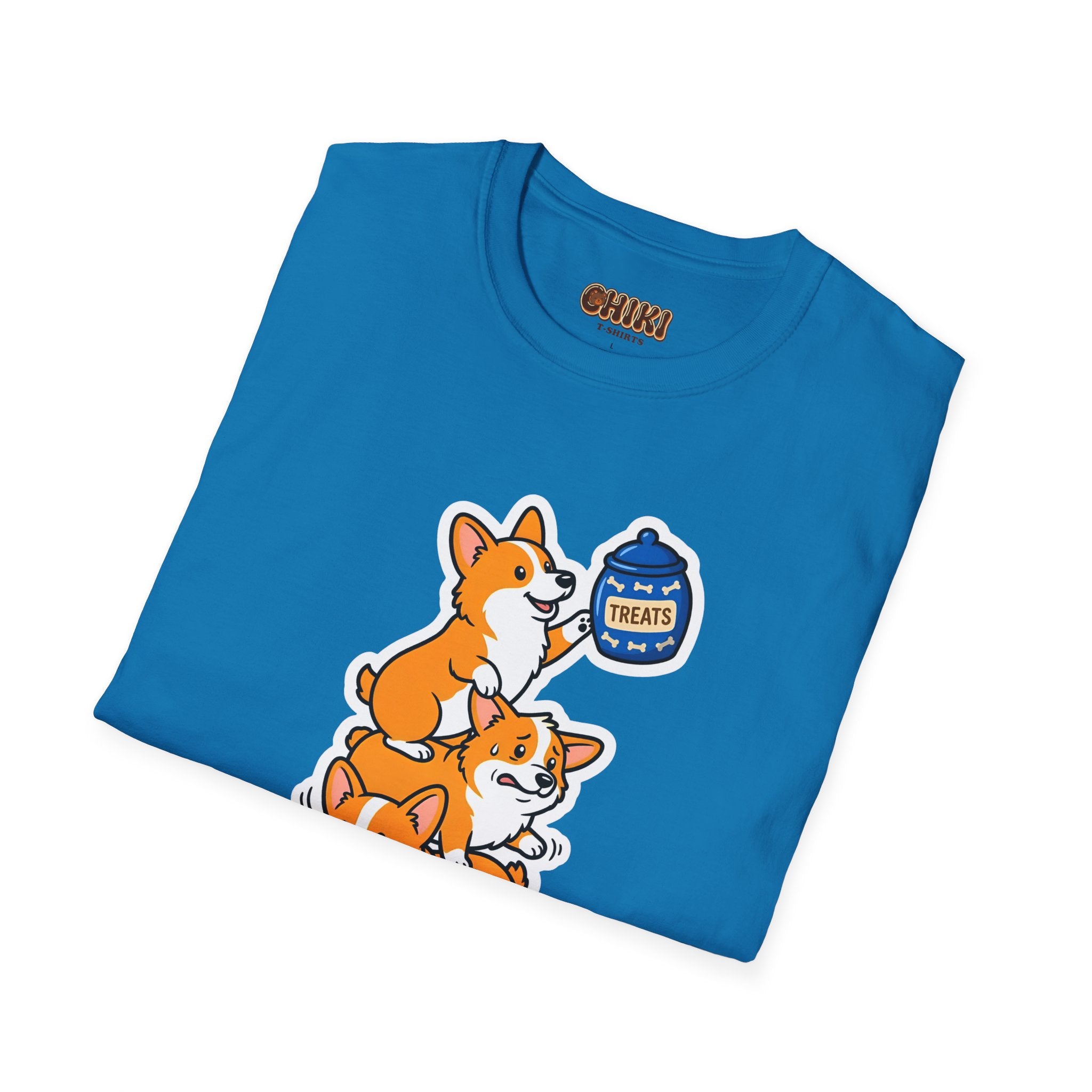 Corgi Teamwork T-Shirt — "Teamwork Makes the Dream Work (Usually)"