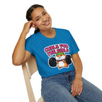 T-Shirt — "Curls for the Girls" Cute Hamster Weightlifting Graphic