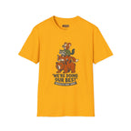 T‑Shirt — "We’re Doing Our Best" Cute Forest Animals Graphic Tee