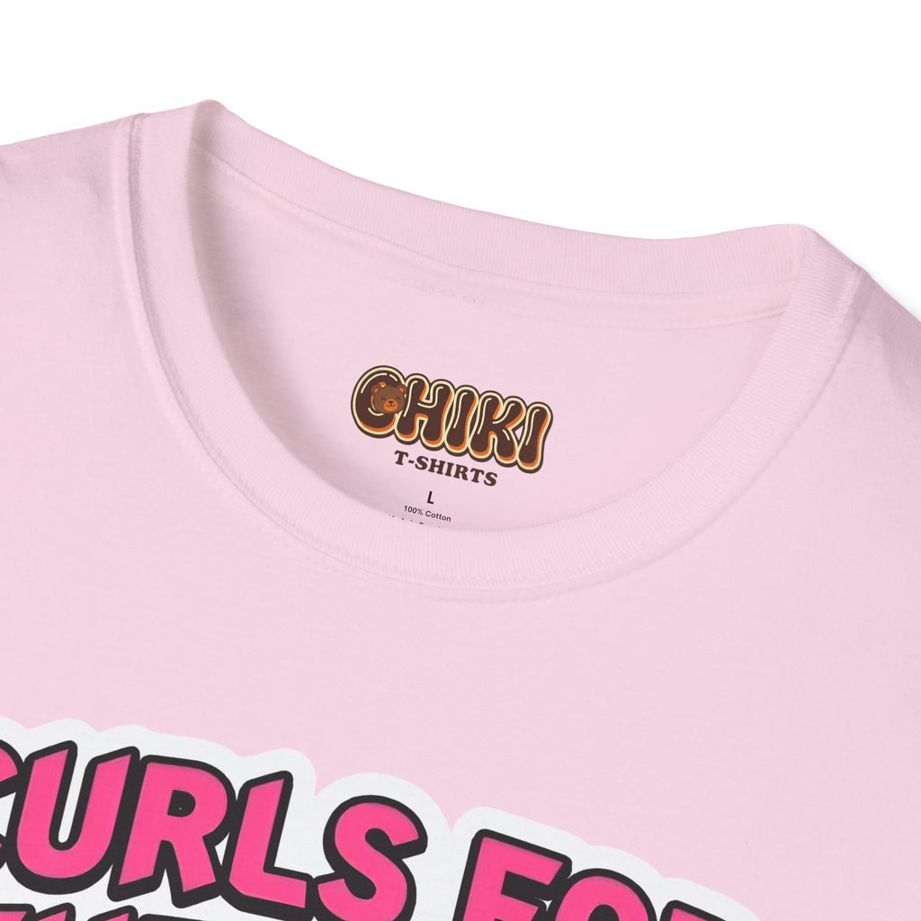 T-Shirt — "Curls for the Girls" Cute Hamster Weightlifting Graphic