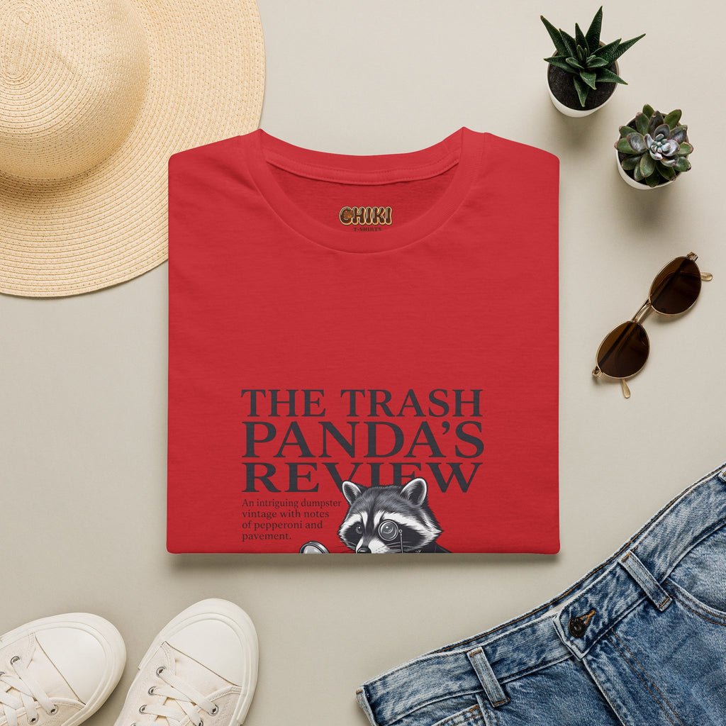 Trash Panda's Review T-Shirt — Funny Raccoon Reviewer Tee