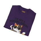 I’m Not a Morning Person Cat Coffee T-Shirt