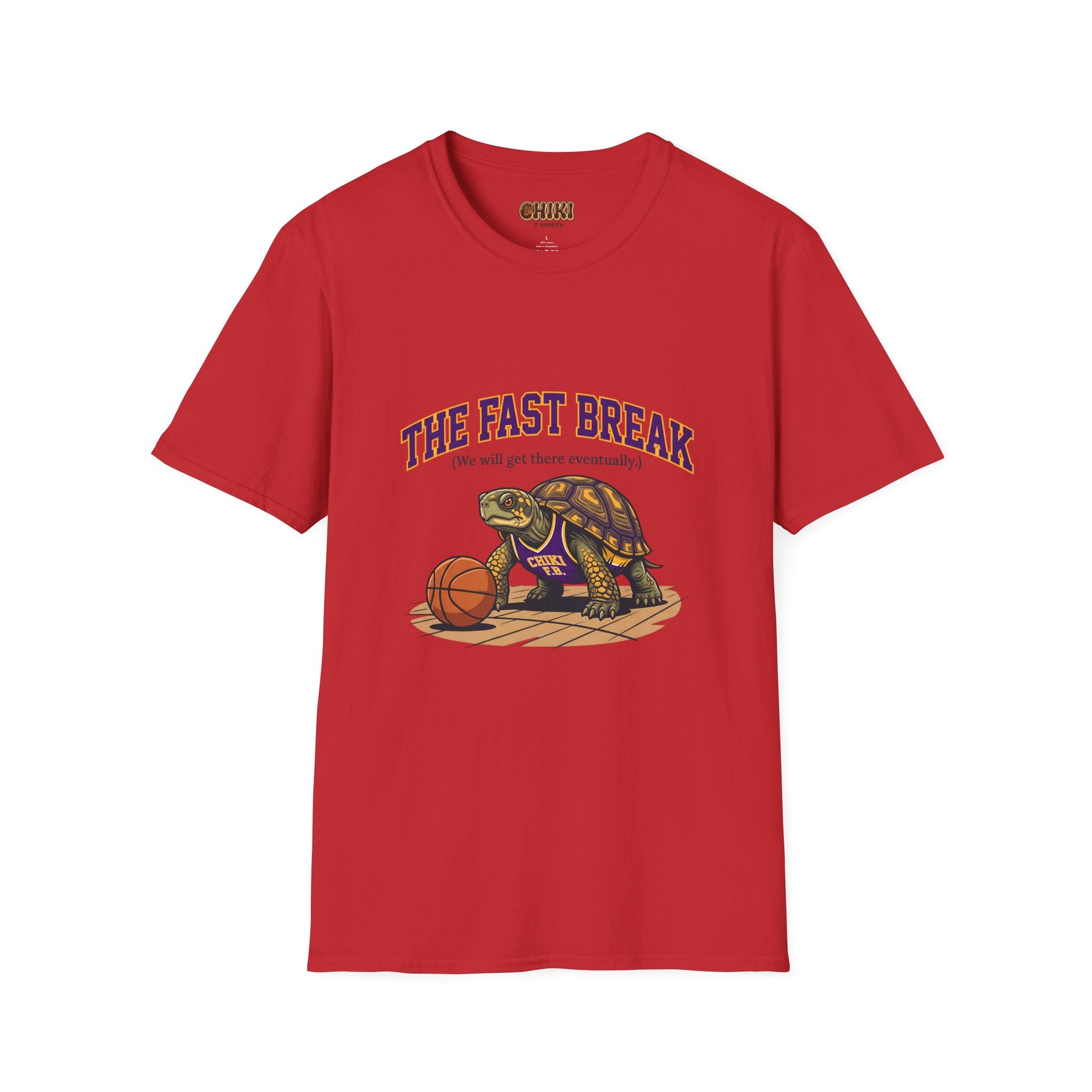 T-Shirt — The Fast Break Turtle Basketball Graphic Tee