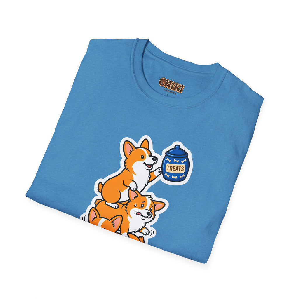 Corgi Teamwork T-Shirt — "Teamwork Makes the Dream Work (Usually)"