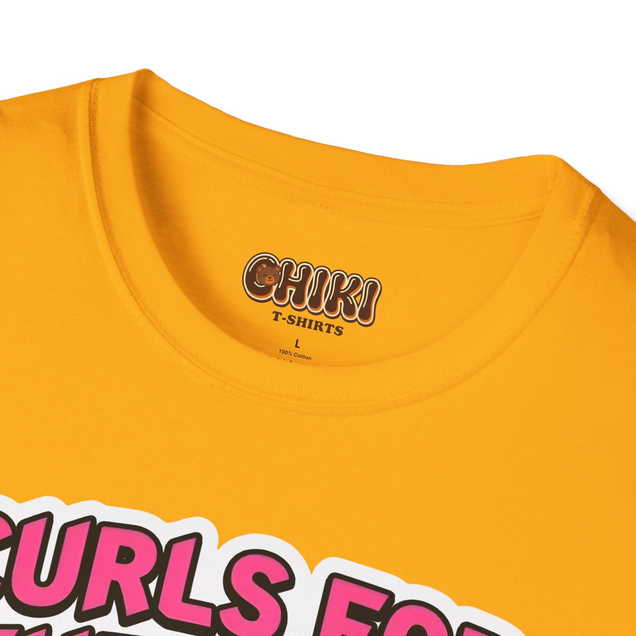T-Shirt — "Curls for the Girls" Cute Hamster Weightlifting Graphic