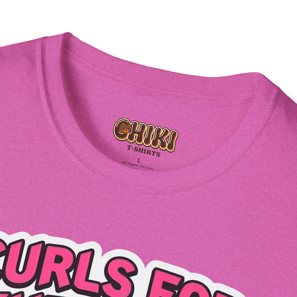 T-Shirt — "Curls for the Girls" Cute Hamster Weightlifting Graphic