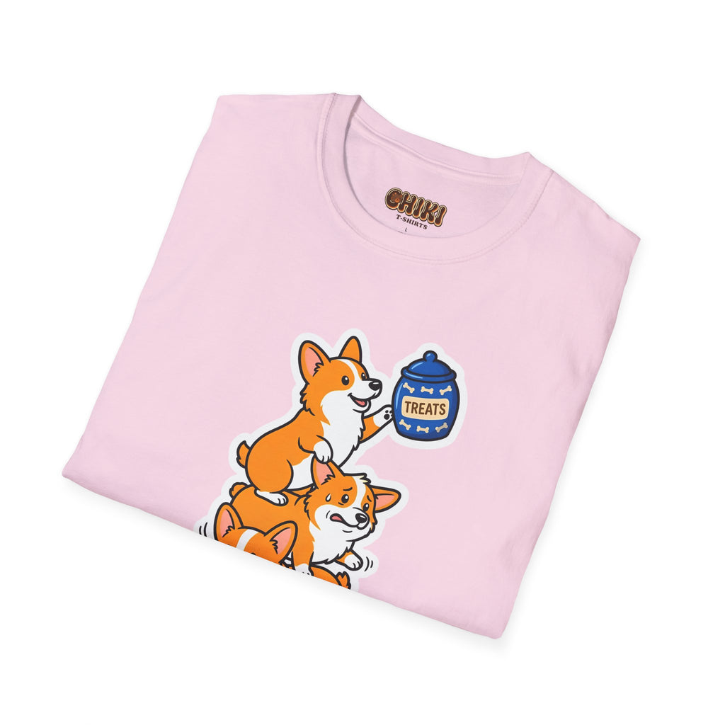 Corgi Teamwork T-Shirt — "Teamwork Makes the Dream Work (Usually)"