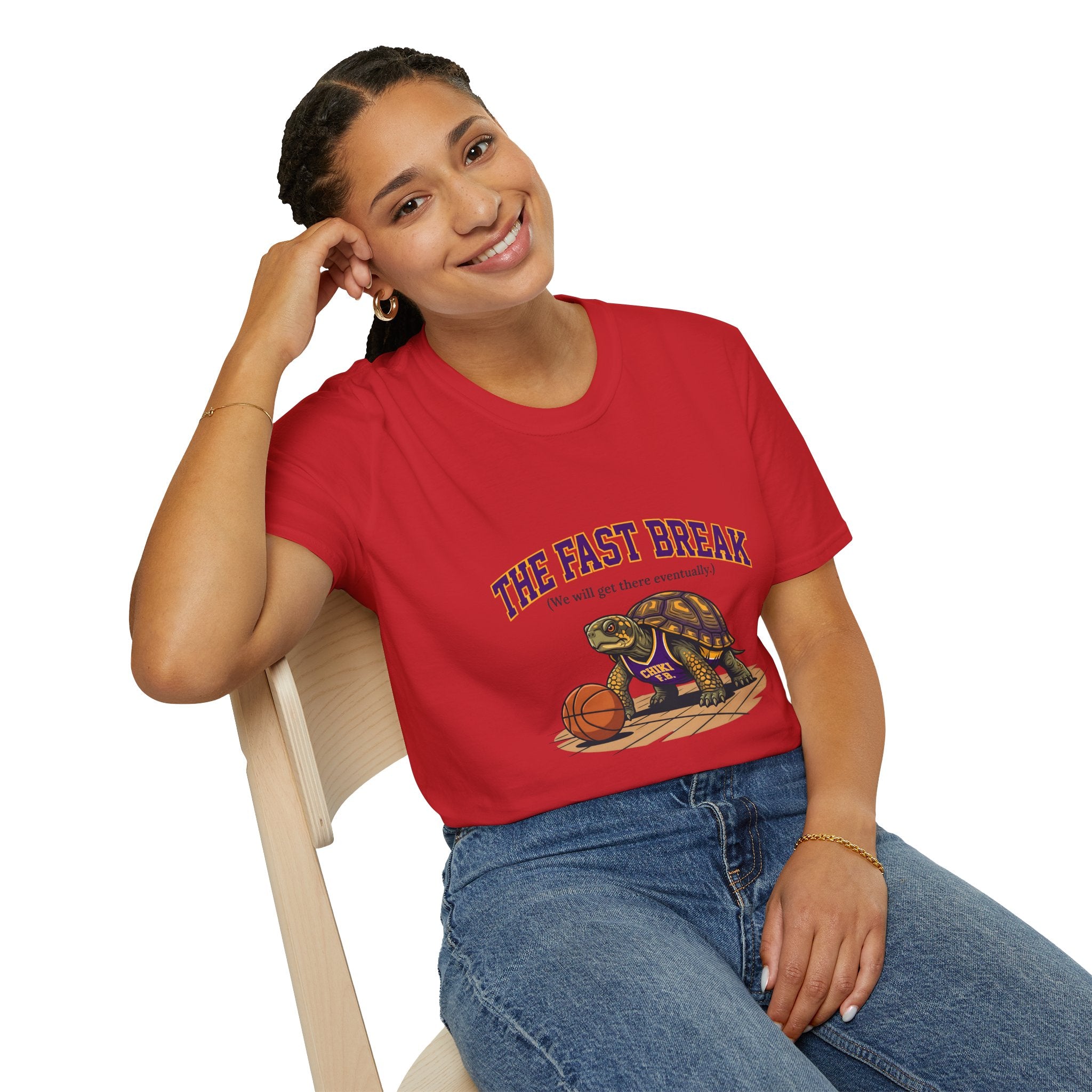 T-Shirt — The Fast Break Turtle Basketball Graphic Tee
