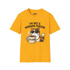 I’m Not a Morning Person Cat Coffee T-Shirt