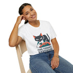 Purr-formance Hardware T-Shirt — Gamer Cat Computer Mouse Tee