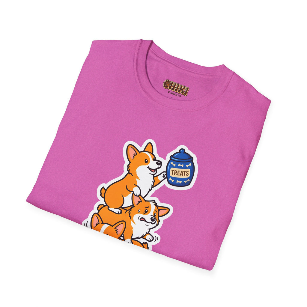 Corgi Teamwork T-Shirt — "Teamwork Makes the Dream Work (Usually)"