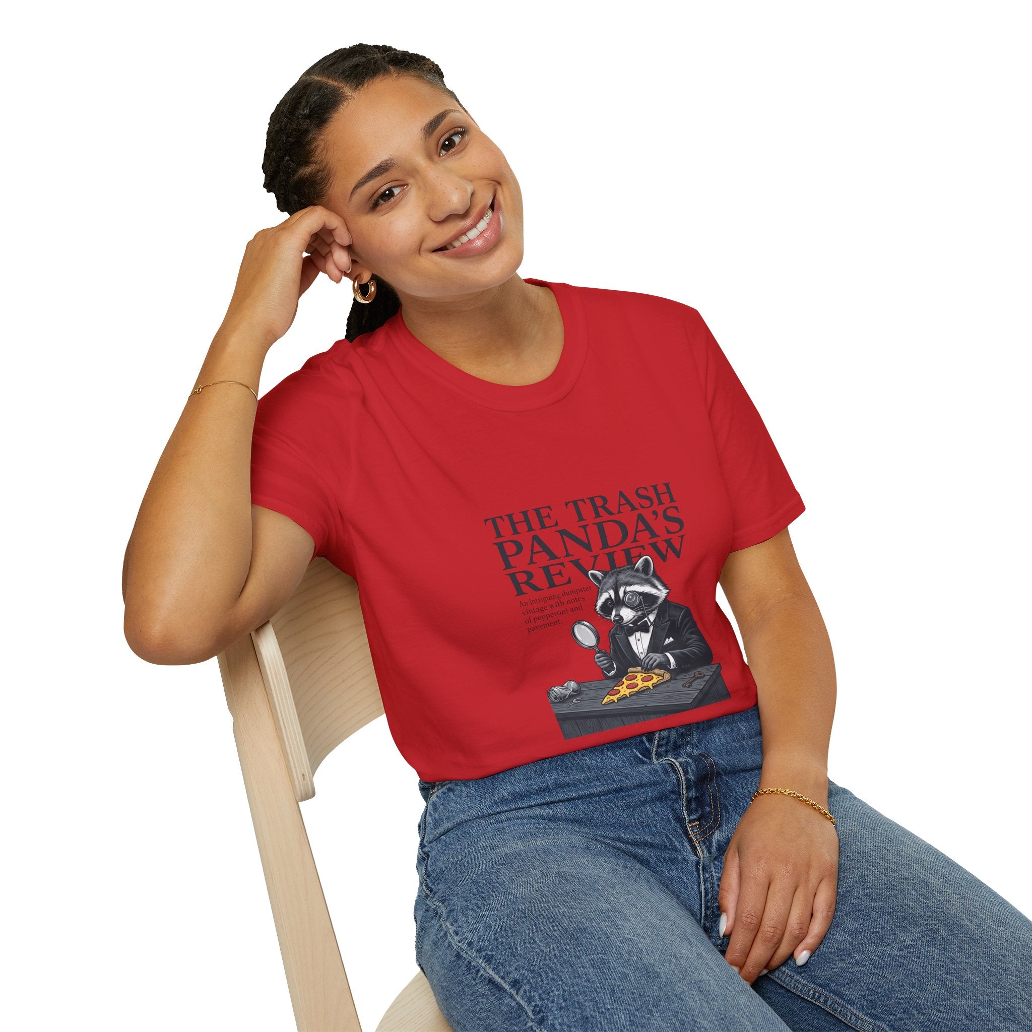 Trash Panda's Review T-Shirt — Funny Raccoon Reviewer Tee