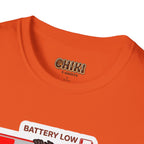 Slowly Shutting Down Sloth T-Shirt — Battery Low Cute Graphic Tee
