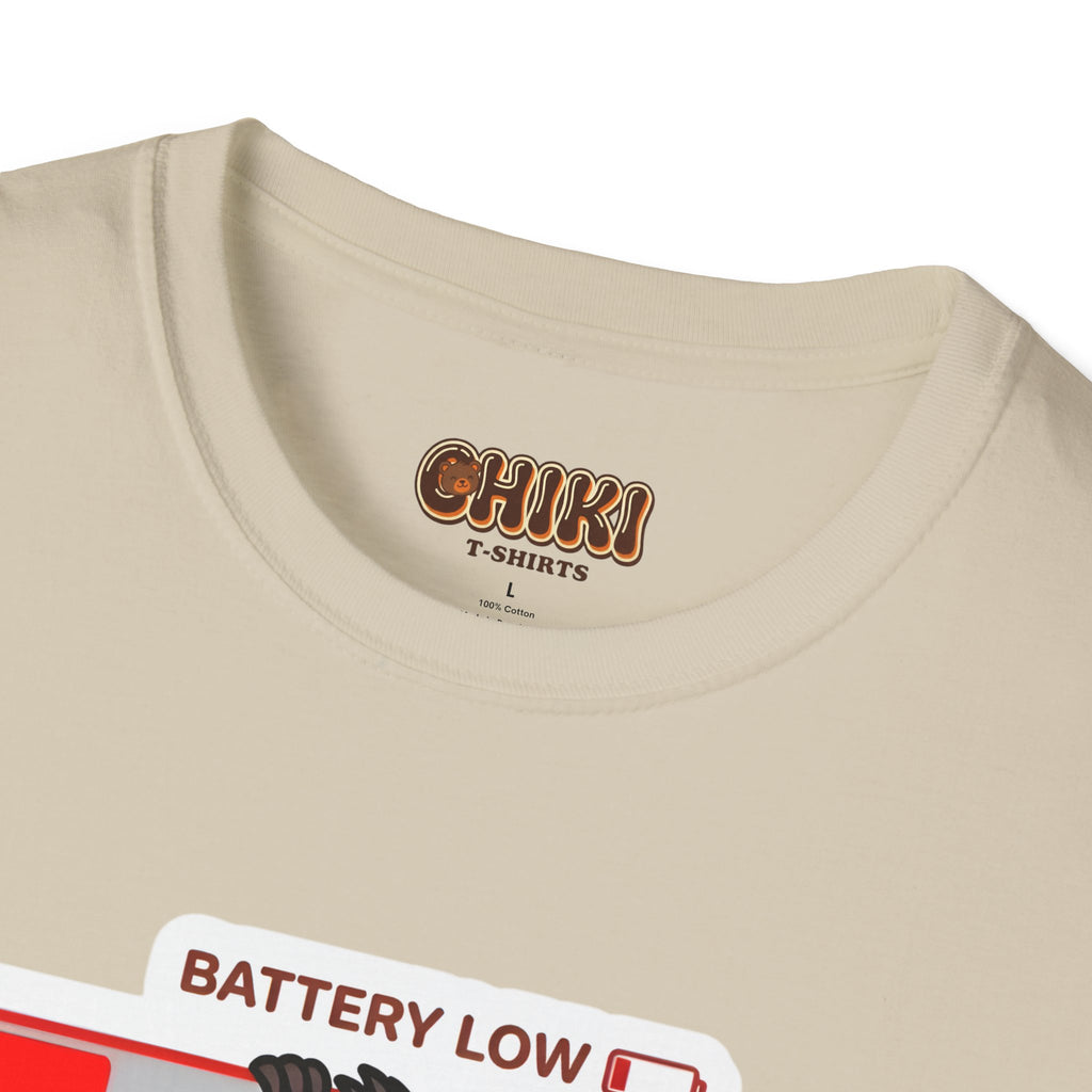 Slowly Shutting Down Sloth T-Shirt — Battery Low Cute Graphic Tee