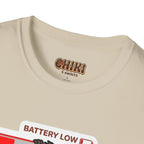 Slowly Shutting Down Sloth T-Shirt — Battery Low Cute Graphic Tee