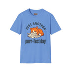T-Shirt — "Just Another Purr-fect Day" Cat Graphic Tee