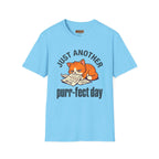 T-Shirt — "Just Another Purr-fect Day" Cat Graphic Tee