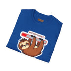 Slowly Shutting Down Sloth T-Shirt — Battery Low Cute Graphic Tee