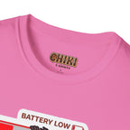 Slowly Shutting Down Sloth T-Shirt — Battery Low Cute Graphic Tee