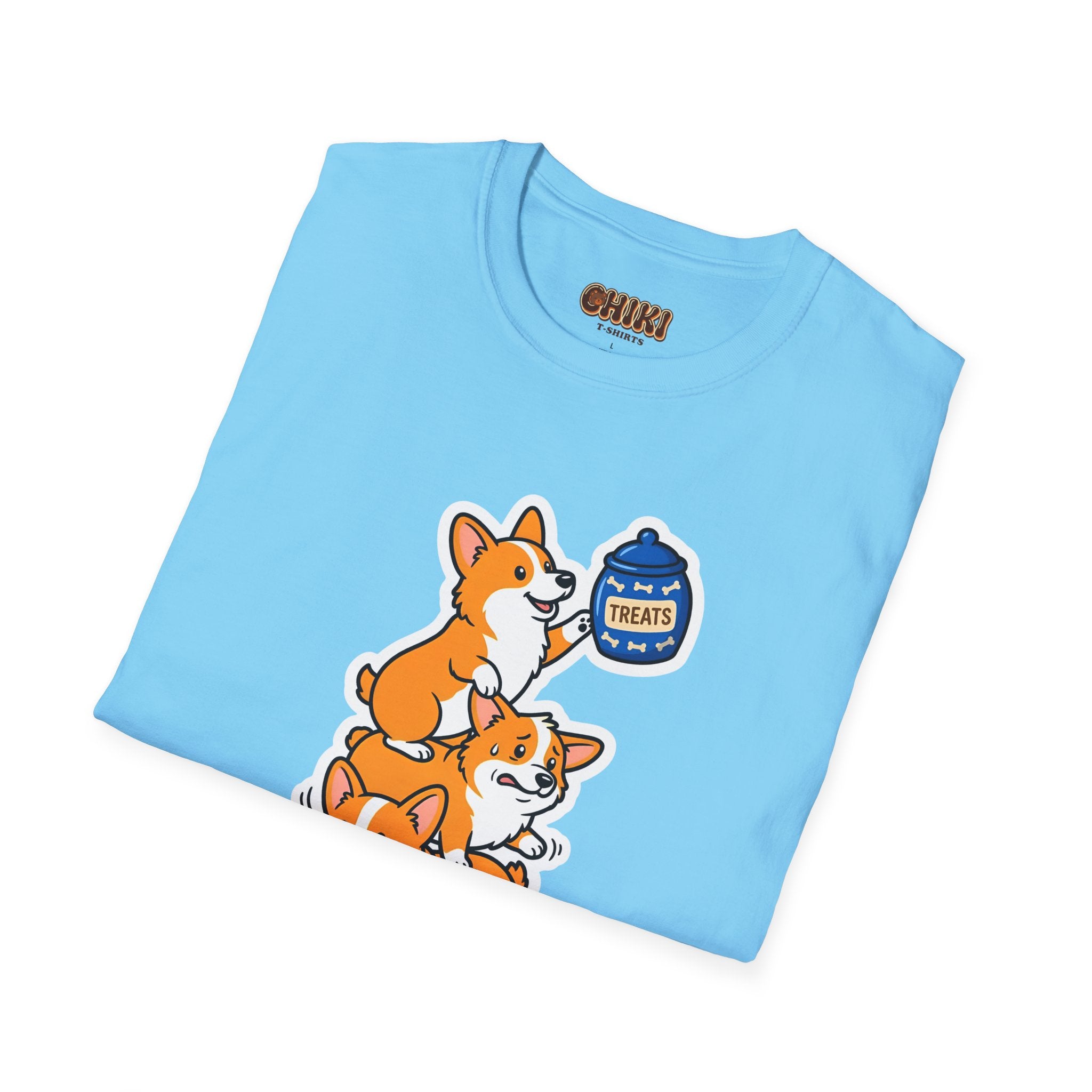 Corgi Teamwork T-Shirt — "Teamwork Makes the Dream Work (Usually)"