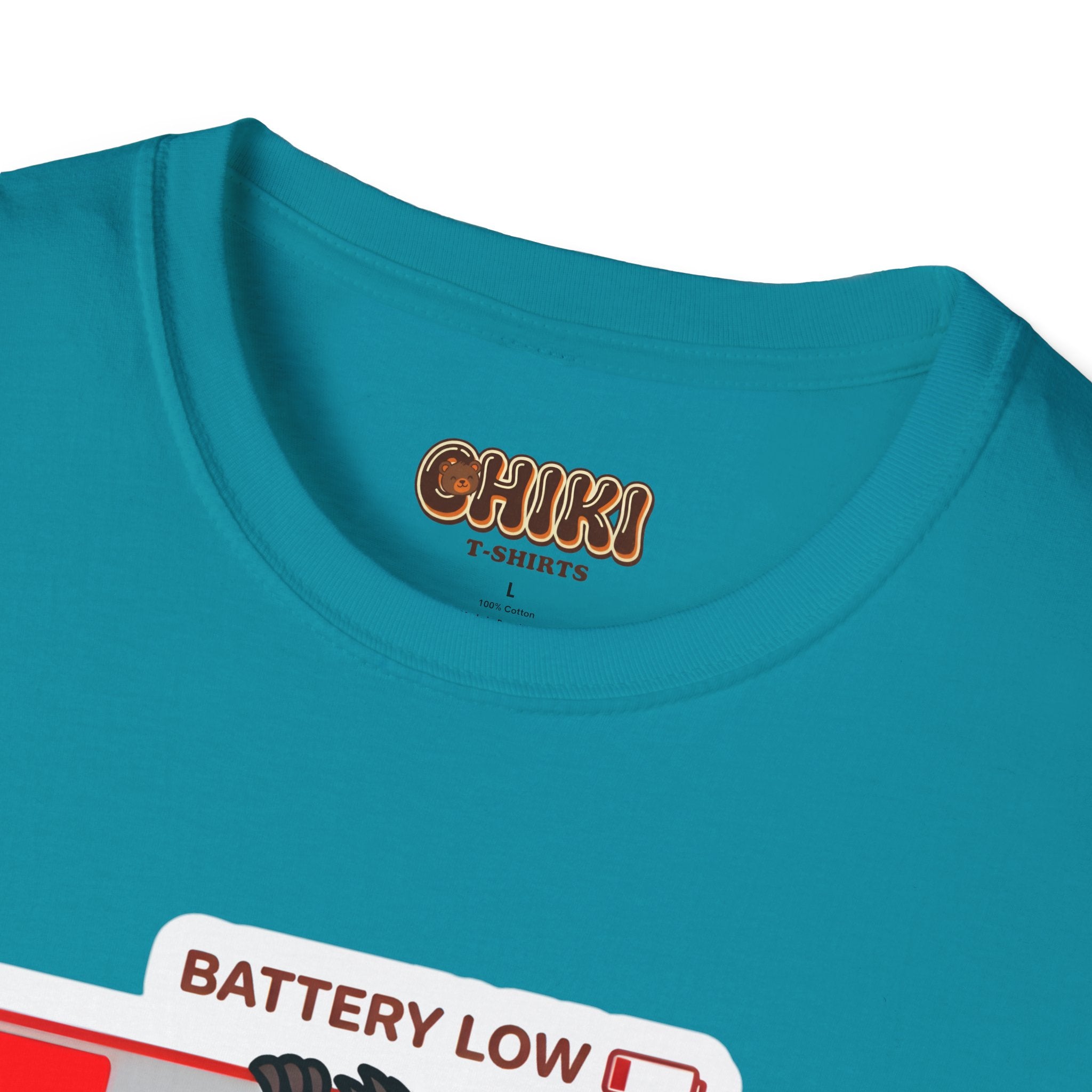 Slowly Shutting Down Sloth T-Shirt — Battery Low Cute Graphic Tee