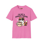 I’m Not a Morning Person Cat Coffee T-Shirt