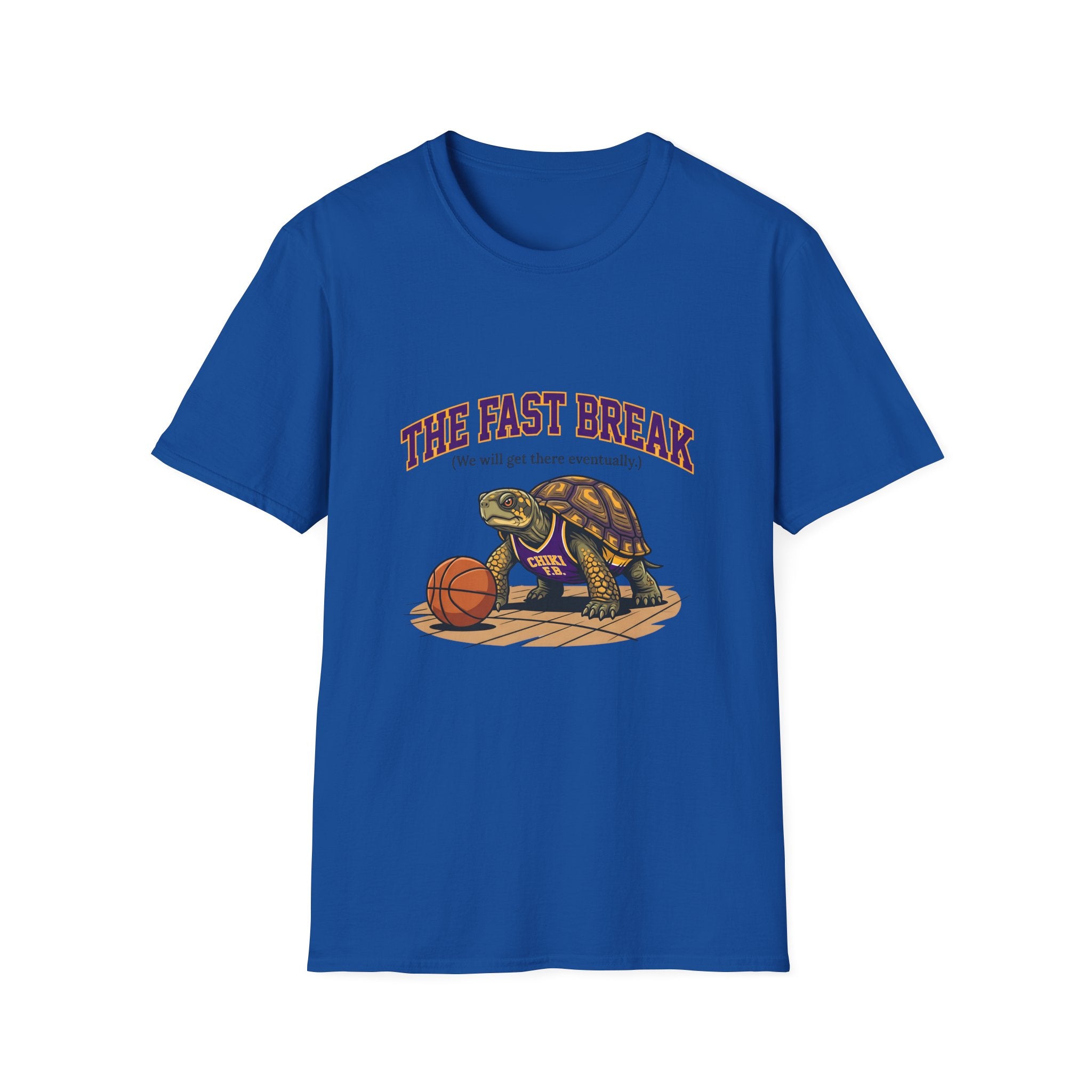 T-Shirt — The Fast Break Turtle Basketball Graphic Tee
