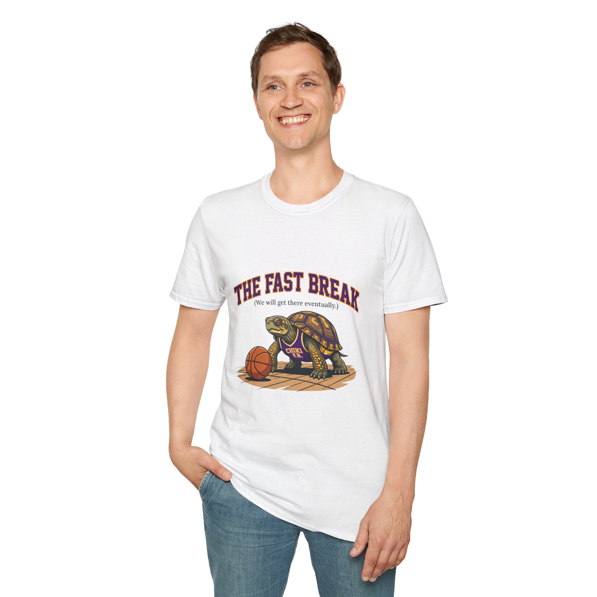 T-Shirt — The Fast Break Turtle Basketball Graphic Tee