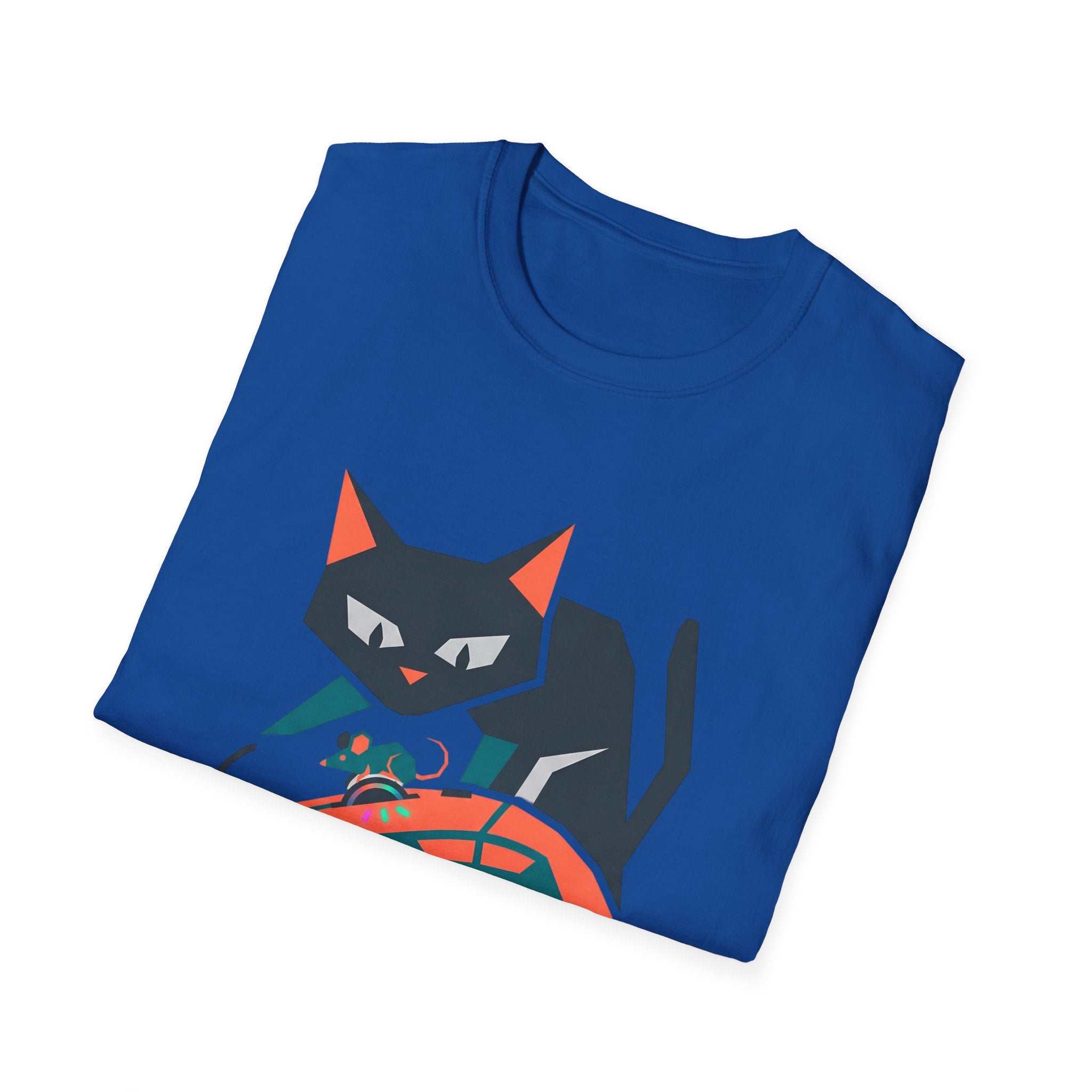 Purr-formance Hardware T-Shirt — Gamer Cat Computer Mouse Tee
