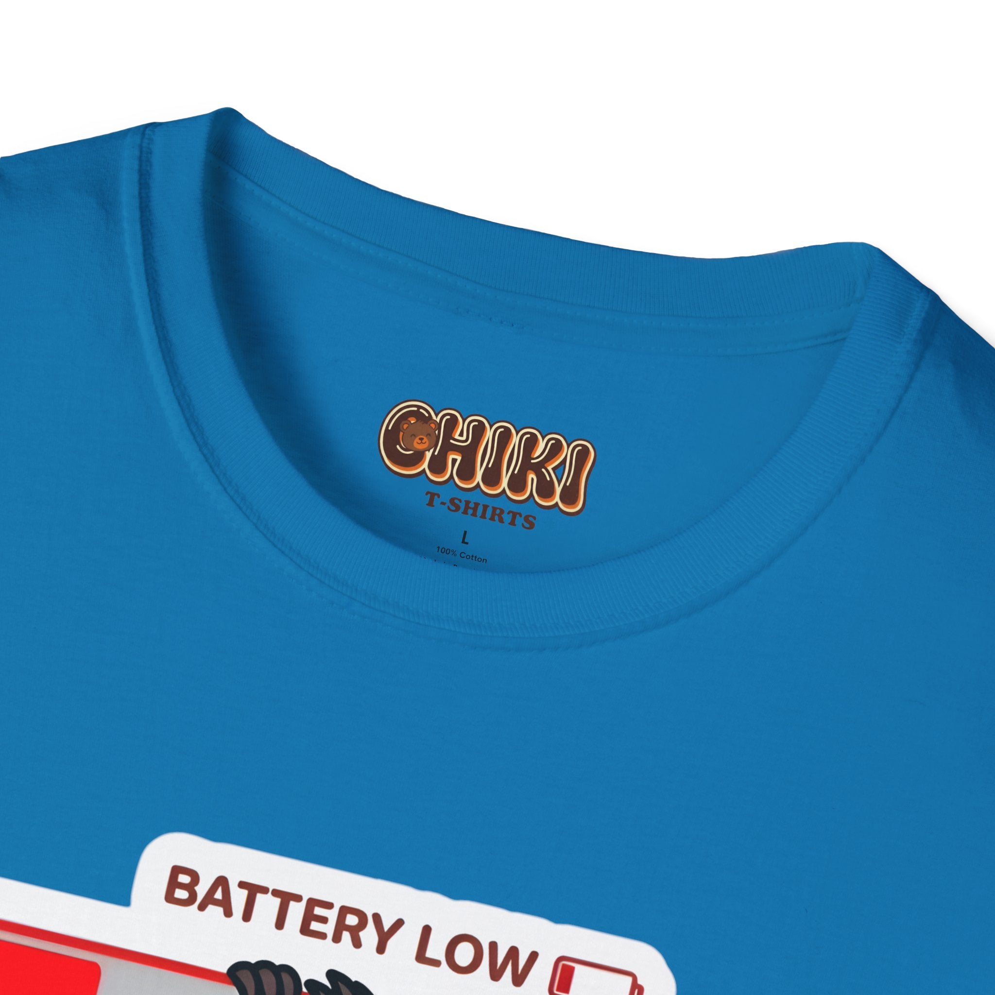 Slowly Shutting Down Sloth T-Shirt — Battery Low Cute Graphic Tee