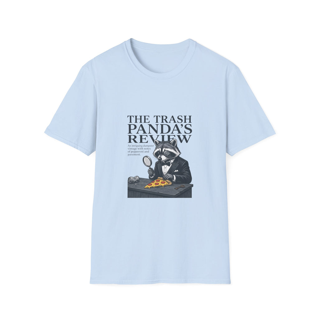 Trash Panda's Review T-Shirt — Funny Raccoon Reviewer Tee