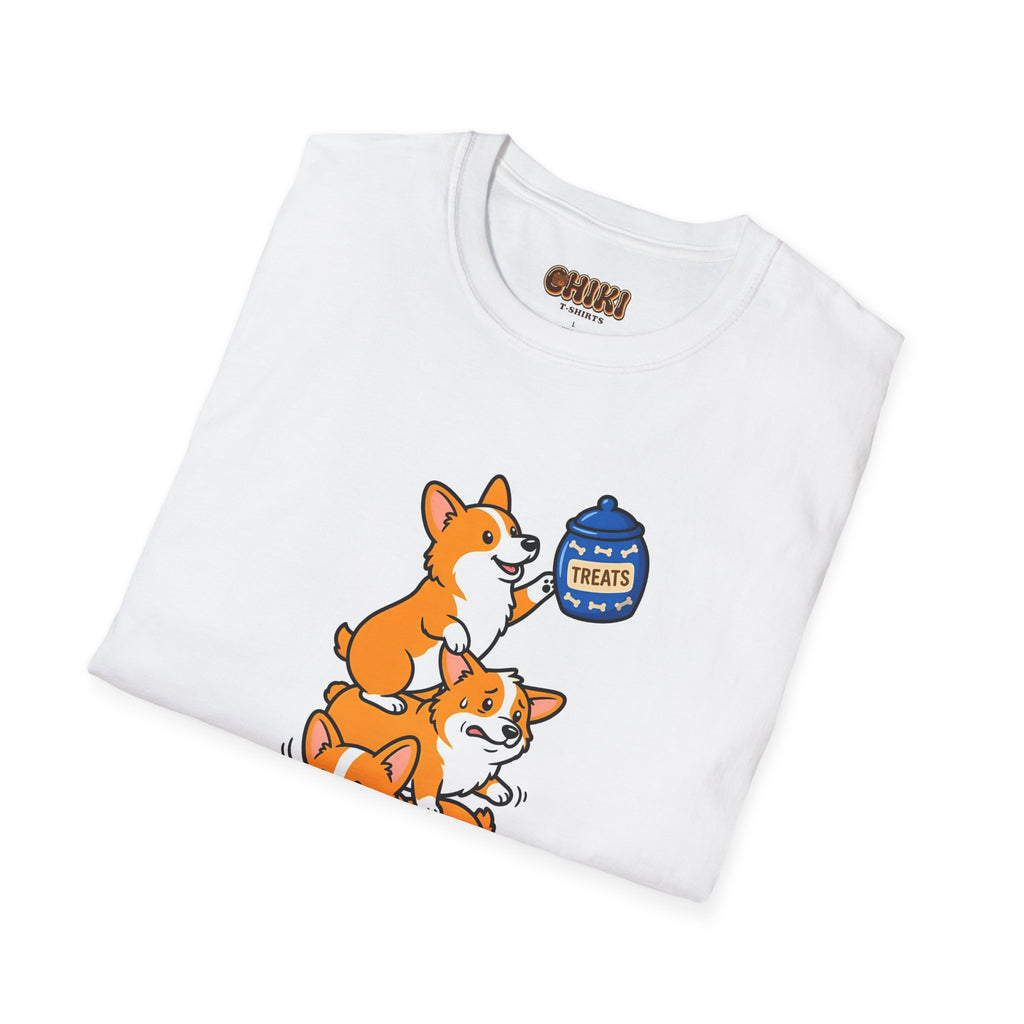 Corgi Teamwork T-Shirt — "Teamwork Makes the Dream Work (Usually)"