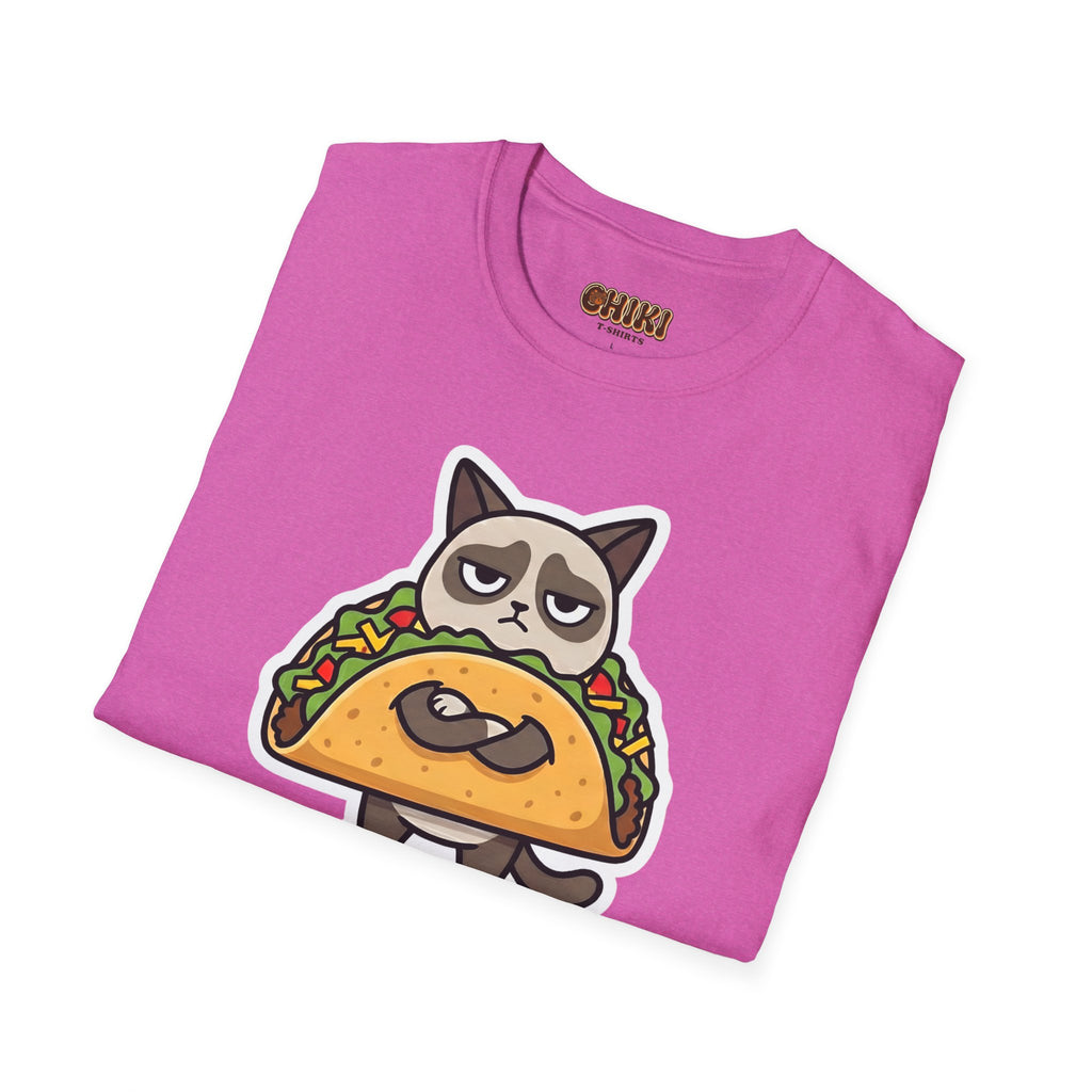 Grumpy Cat Taco T-Shirt — "I Don't Want to Taco 'Bout It" Graphic Tee