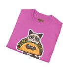 Grumpy Cat Taco T-Shirt — "I Don't Want to Taco 'Bout It" Graphic Tee