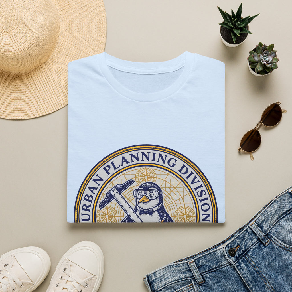 Urban Planning Division T-Shirt — Penguin Logo 'I Have No Idea What I’m Doing' Graphic Tee