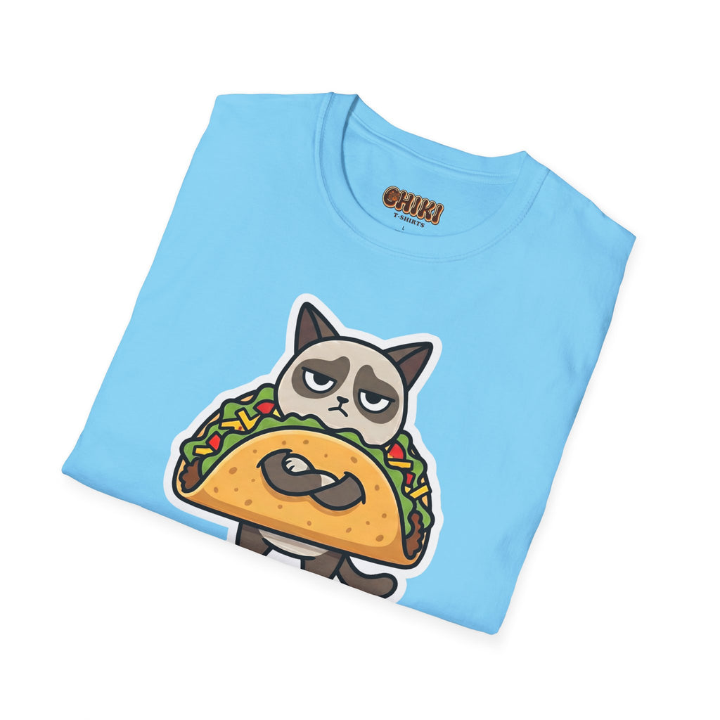 Grumpy Cat Taco T-Shirt — "I Don't Want to Taco 'Bout It" Graphic Tee