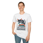 Purr-formance Hardware T-Shirt — Gamer Cat Computer Mouse Tee