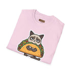 Grumpy Cat Taco T-Shirt — "I Don't Want to Taco 'Bout It" Graphic Tee