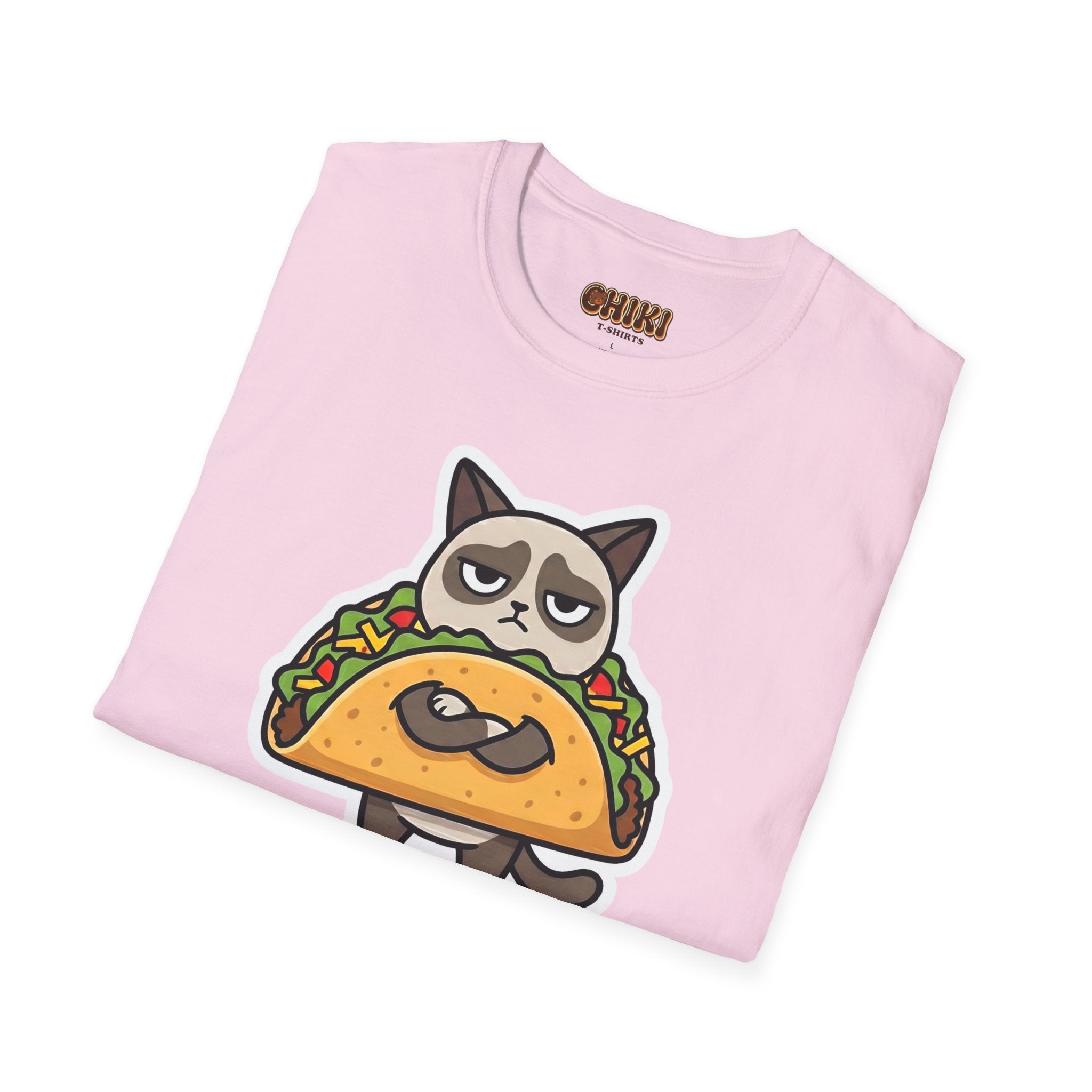 Grumpy Cat Taco T-Shirt — "I Don't Want to Taco 'Bout It" Graphic Tee