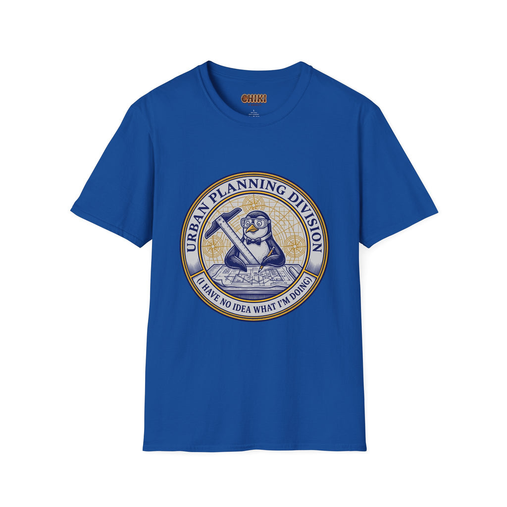 Urban Planning Division T-Shirt — Penguin Logo 'I Have No Idea What I’m Doing' Graphic Tee