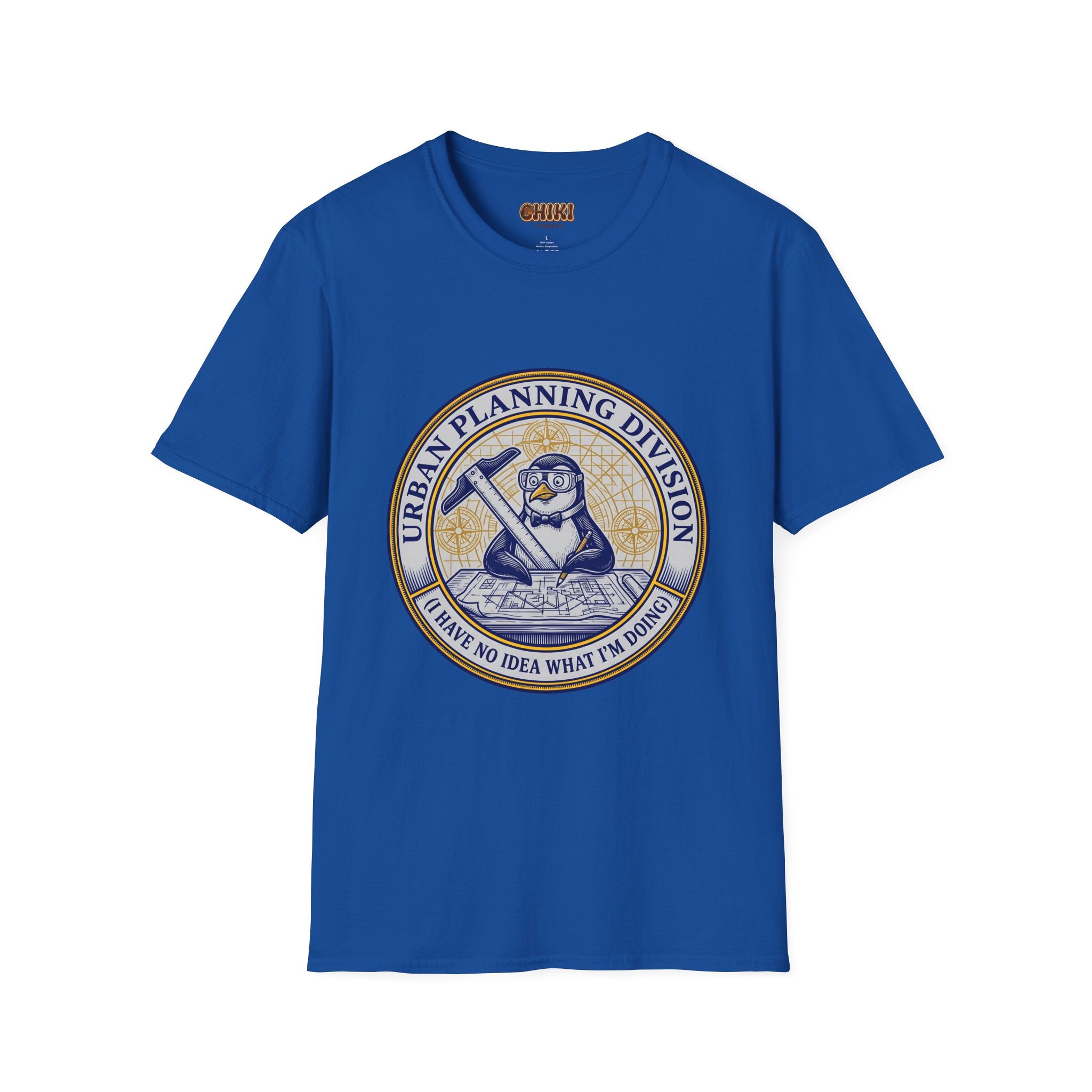 Urban Planning Division T-Shirt — Penguin Logo 'I Have No Idea What I’m Doing' Graphic Tee